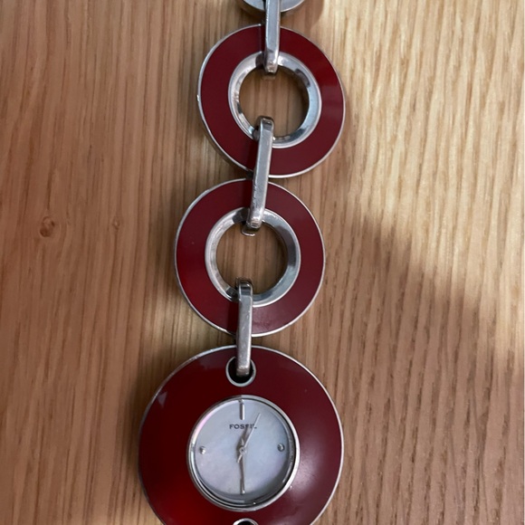 Fossil Mother of Pearl Inlay Watch!!! - Picture 6 of 7